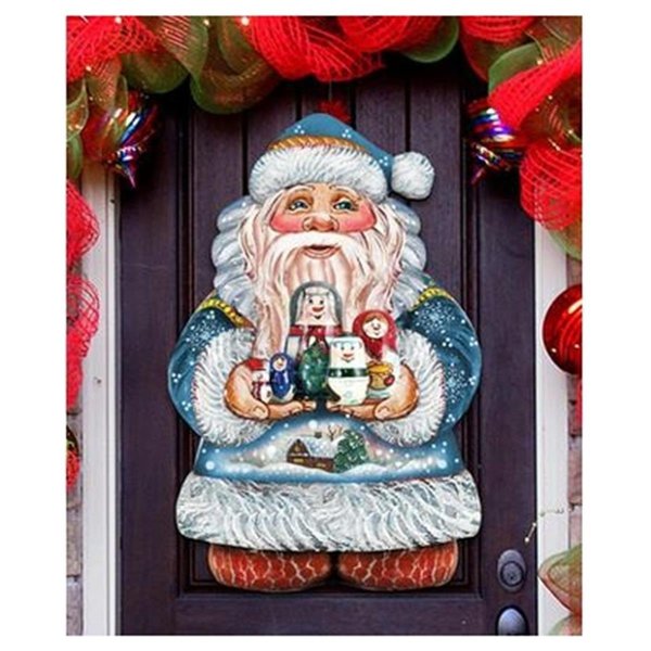 Kd Americana Matreshkas Santa Christmas Door Hanger KD1763653